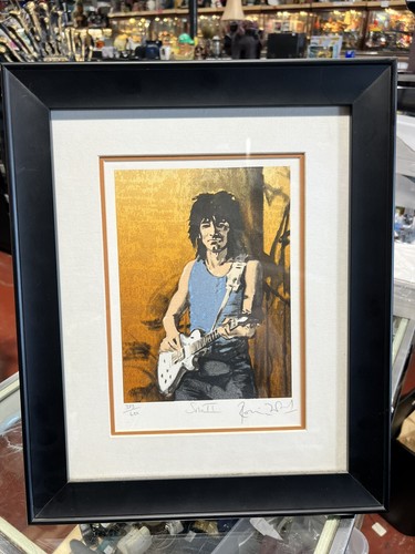 Ronnie Wood Rolling Stones Autographed Rare Solo II