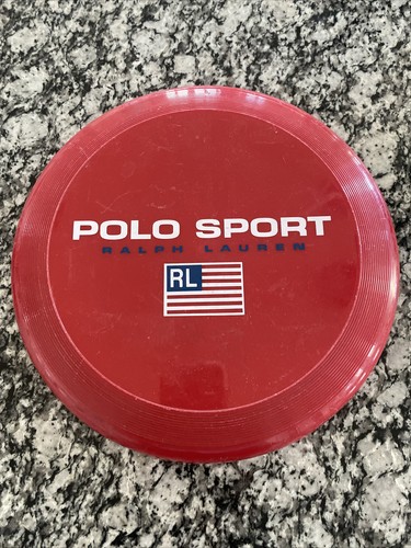 ビンテージ　Polo Ralph Lauren disk フリスビー Polo Ralph Lauren Vintage 90's Frisbee Disc USA Red Polo