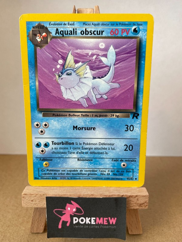 ð¦ Aquali Obscur 45/82 - Lightly Played - Team Rocket - Carte PokÃ©Mon Fr Ed.2 ð¦