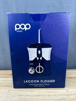 New Pop Sonic Lagoon Flosser Countertop Water Flosser 600ml with 8 Tips