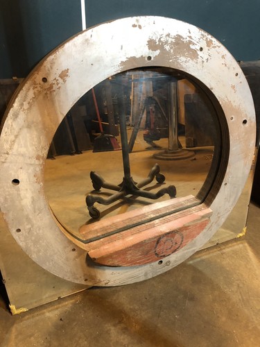 Large Vintage 36” Foundry Pattern For Wall Mirror Or As Wall Art