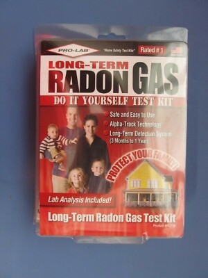 Pro-Lab Long Term Radon Gas Do It Yourself Test Kit  #RL116   NEW