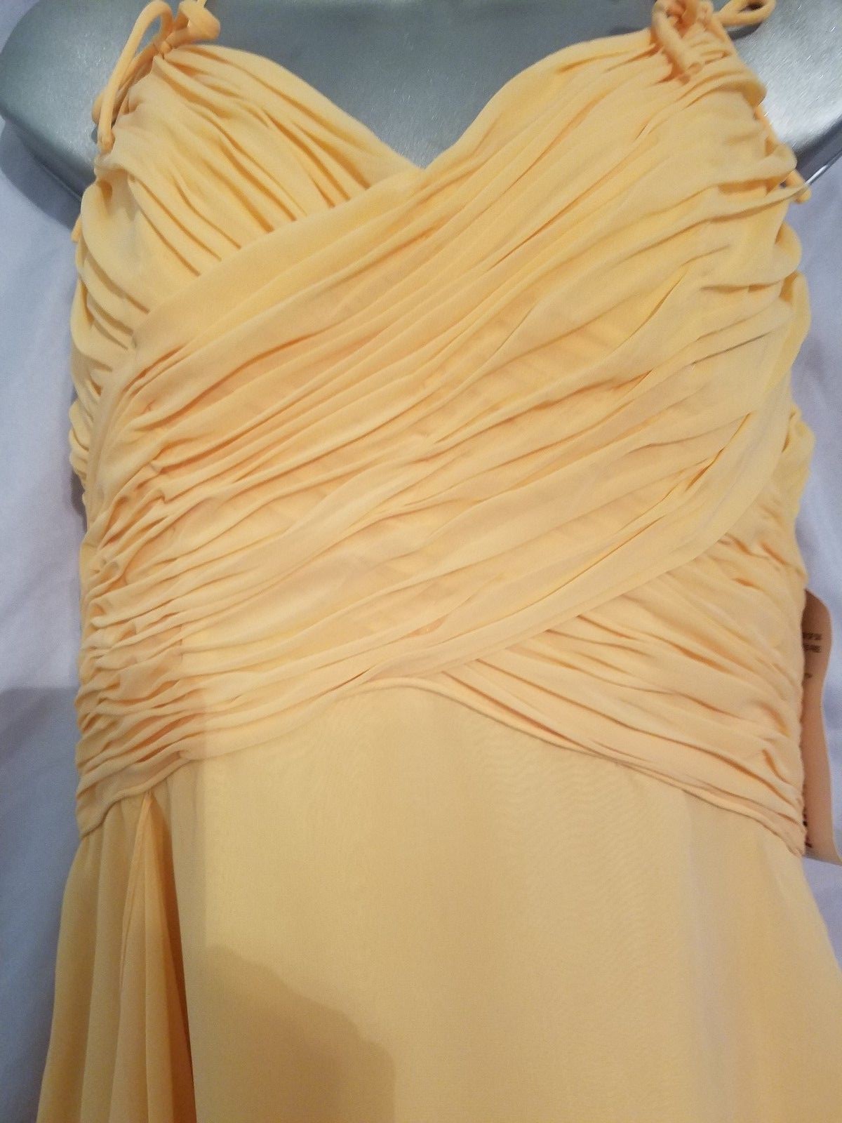 Dress by Landa Yellow. Long Size 12 - Perfect for a special occassion