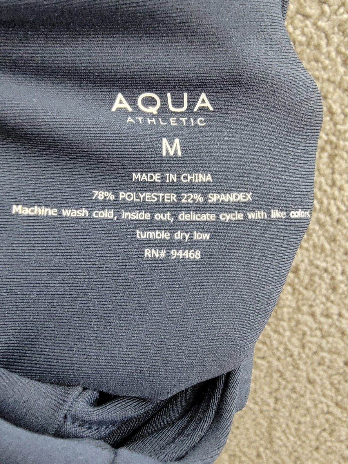 AQUA Athletic Pleat Hem Active Dress Women's M Myth Scoop Neck Crisscross Strap - Picture 12 of 13