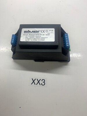 New Ulmer Transformer NTEVST 20 16VA Pri 110/230V Sec 24VDC Part 30107094