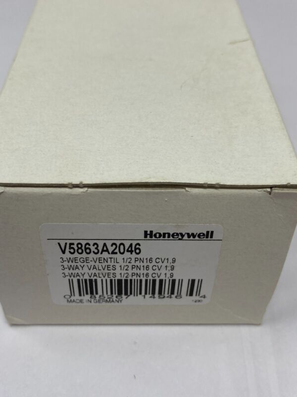 Honeywell V5863A2046 1/2" NPT 3-Way Cartridge Globe Valve 1.9 Cv