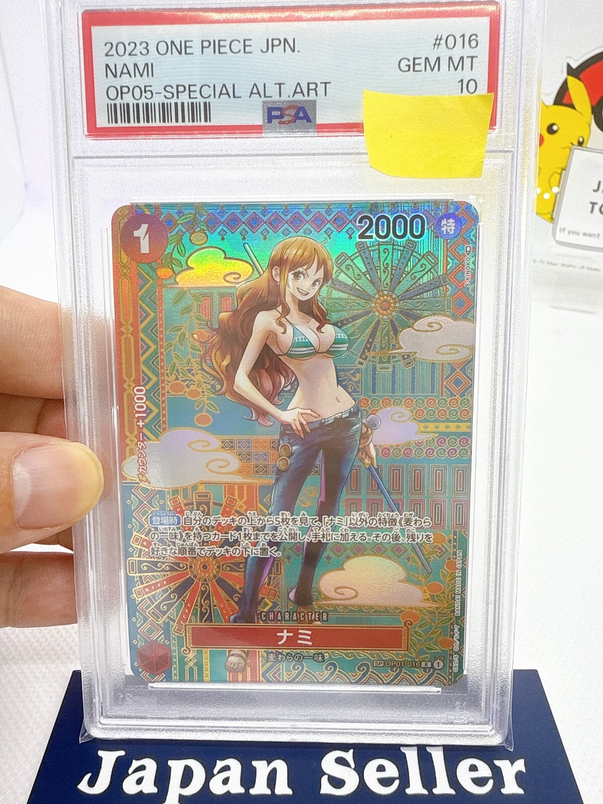 PSA 10 Nami R OP01-016 SP Awakening of the New Era ONE PIECE PSA 10 Nami R OP01-016 SP Awakening of the New Era ONE PIECE