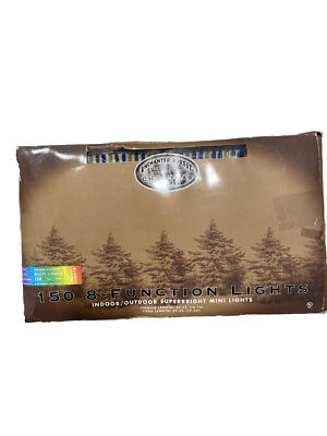 Enchanted Forest Indoor/outdoor 150  Christmas Lights Open Box Never Used
