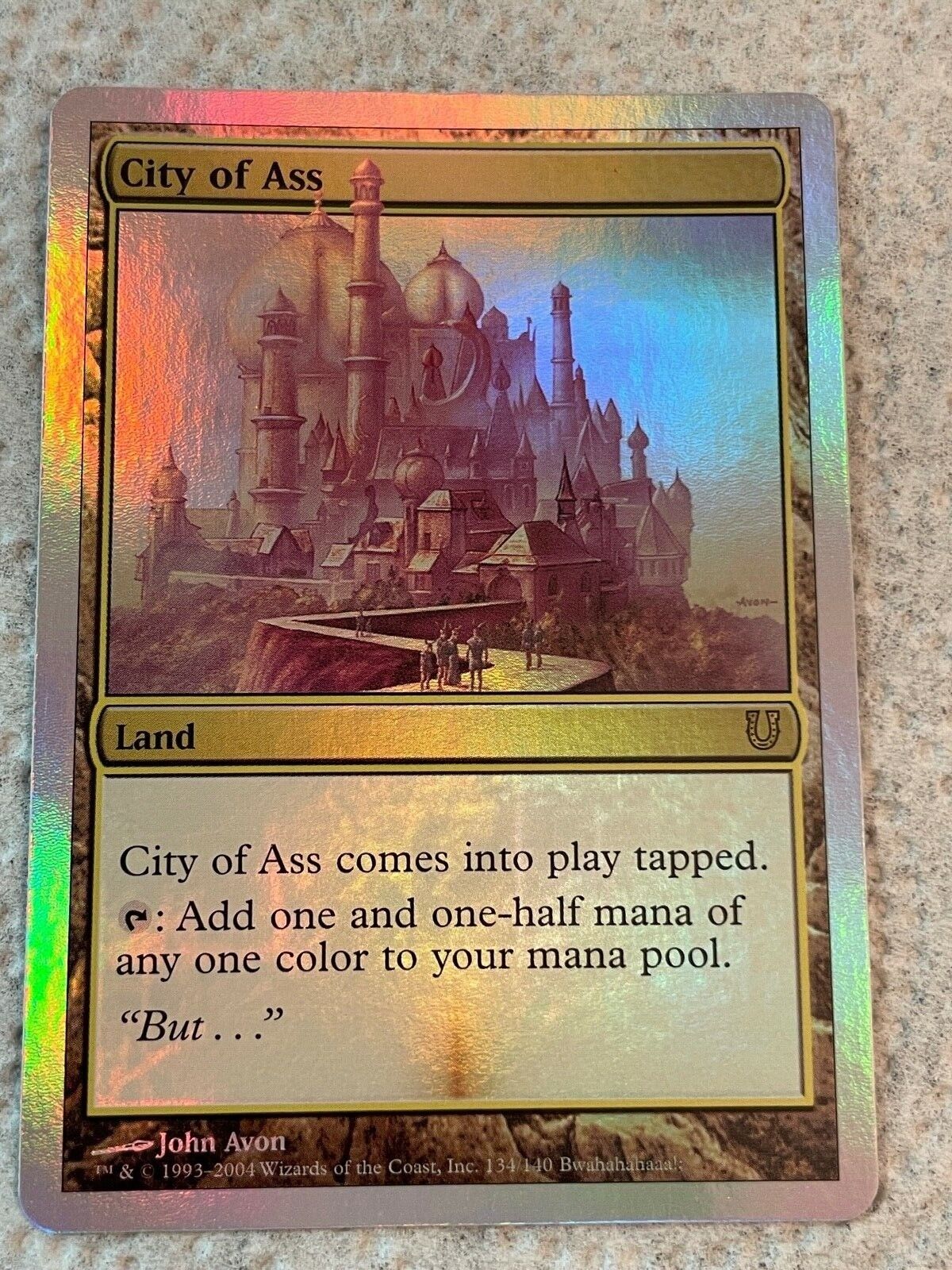 MTG Magic the Gathering Foil City of Ass Unhinged NM Rare | eBay MTG Magic the Gathering Foil City of Ass Unhinged NM Rare | eBay
