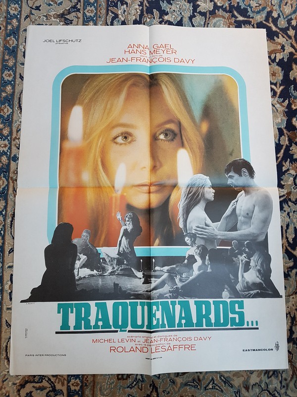 Affiche 1968 Traquenards 60x80 Jean-FranÃOis Davy