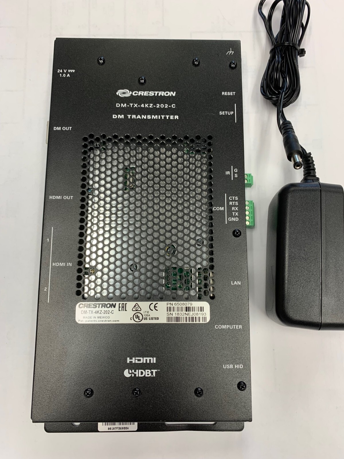その他 Crestron DM-TX-4KZ-202-C Crestron, DM-TX-4KZ-202-C, DIGITAL MEDIA TRANSMITTER / NO AC