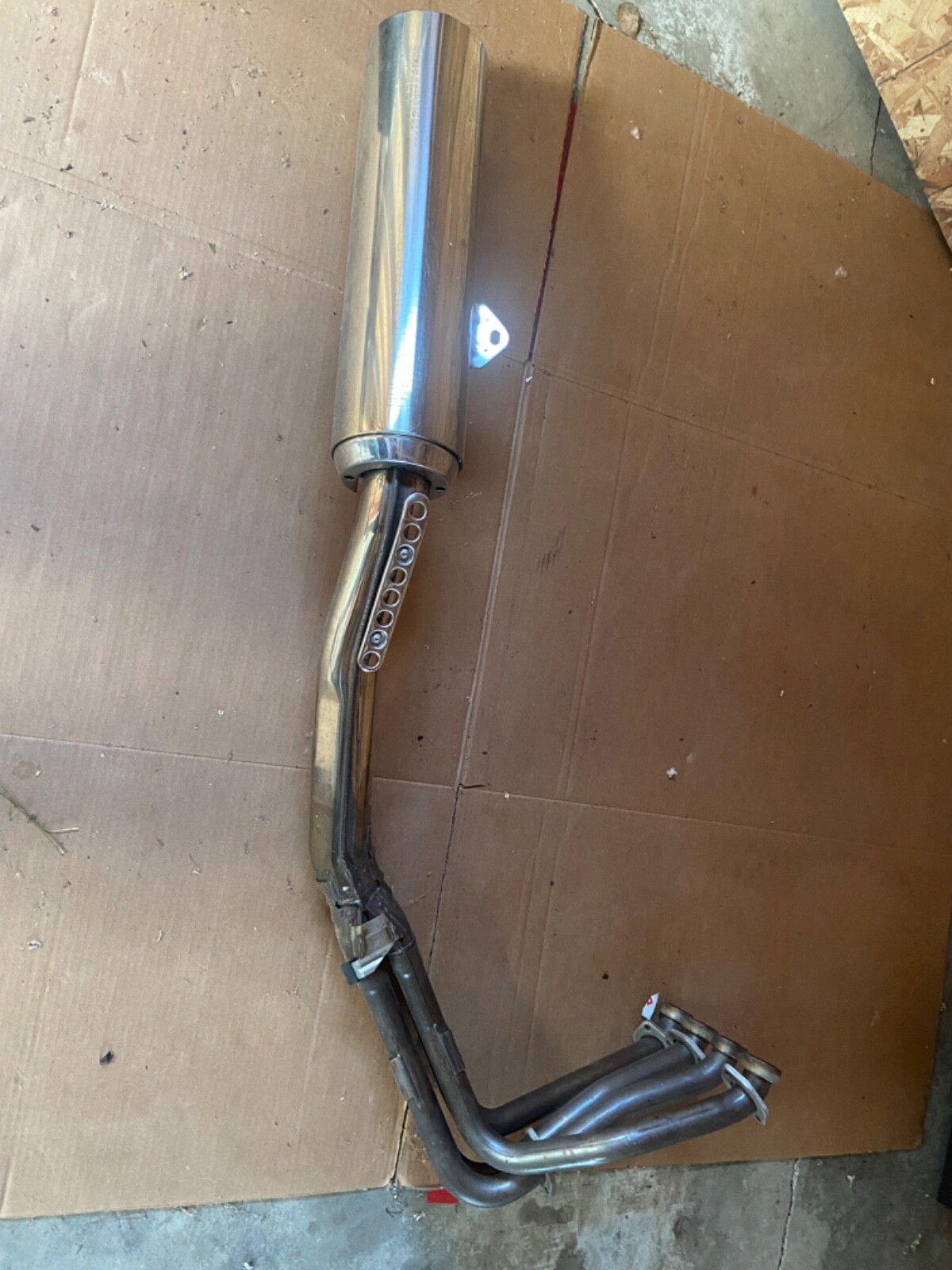 2005 kawasaki ninja zx12r muffler/titanium exhaust pipe | eBay