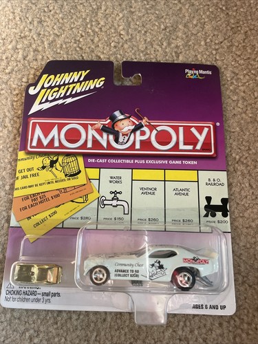 JOHNNY LIGHTNING MONOPOLY ADVANCE to GO '71 SATELLITE FUNNY