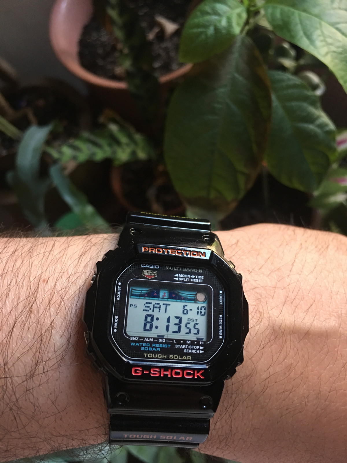 CASIO G-Shock GWX-5600-1JF Black G-Lide Tough Solar Radio CASIO G-Shock GWX-5600-1JF Black G-Lide Tough Solar Radio