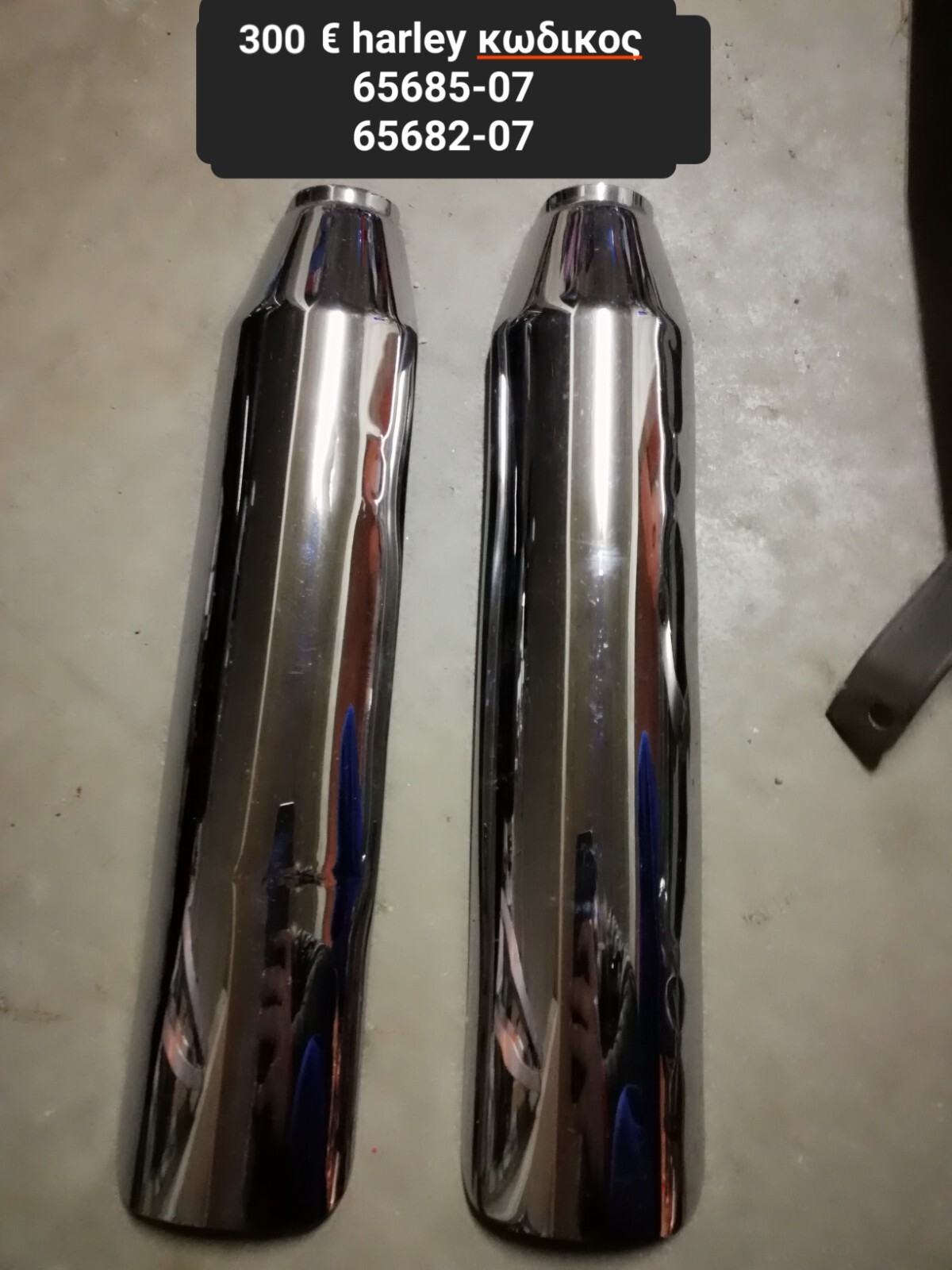 Harley davidson exhaust softail 65685-07 65682-07 | eBay