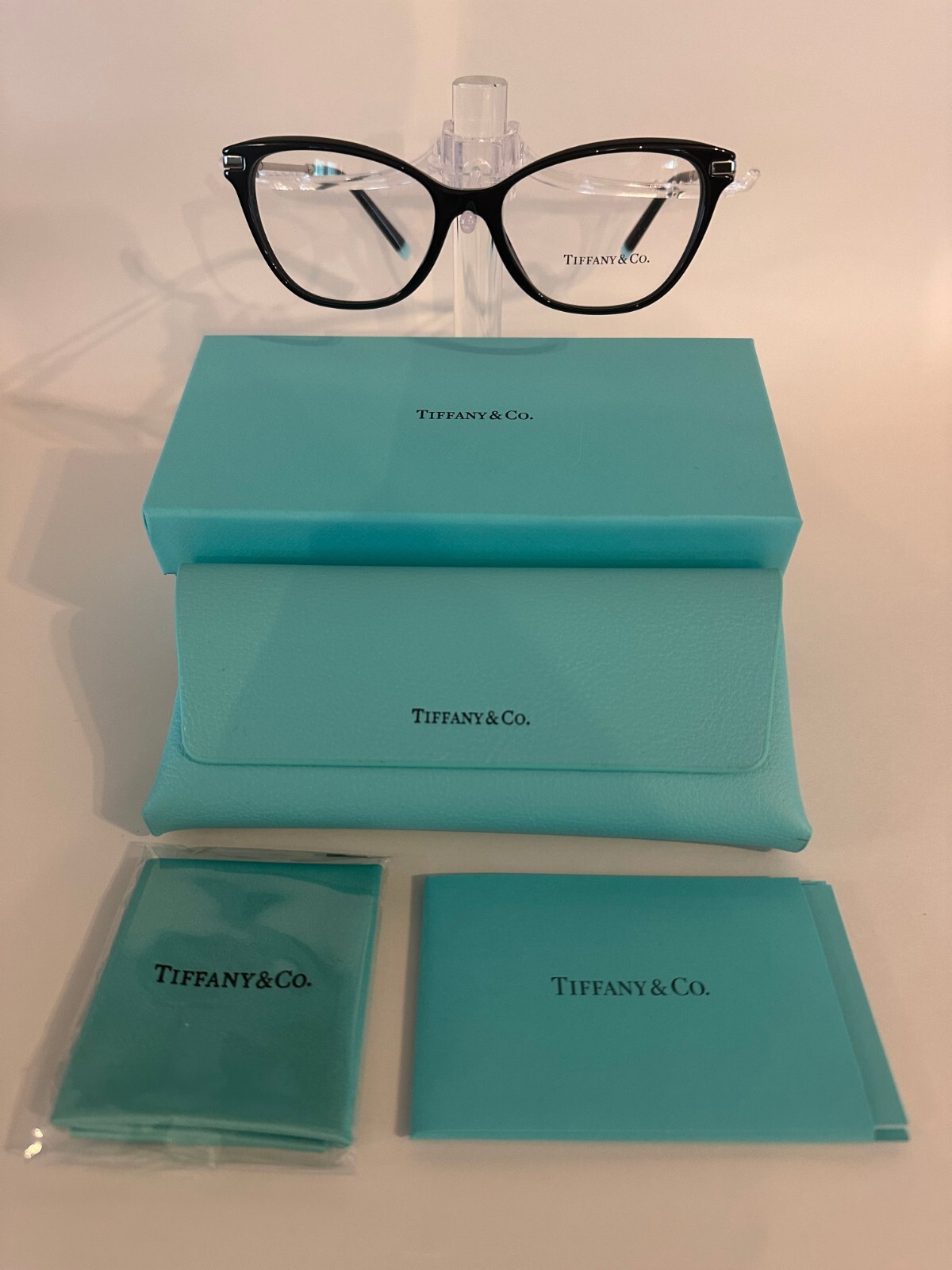 TF2219BF.8001.52口16/140 Tiffany & Co. TF2219BF 8001 Eyeglasses Women's Black/Silver