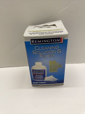 REMINGTON SMART SYSTEM RAZOR CLEANING SOLUTION & FILTER CC-100 - SEALED