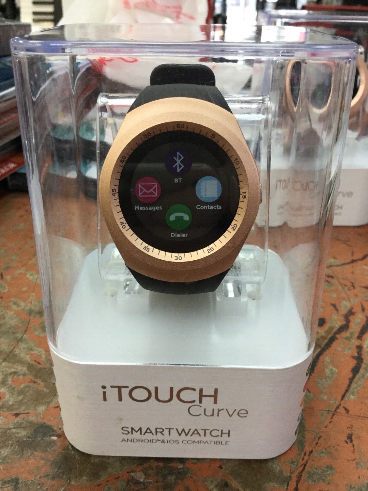 itouch curve unisex smart watch