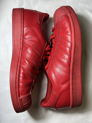 Adidas Superstar Pharrell Williams Red Shell Toe Trainers Size 38 UK5.5 US6  | eBay