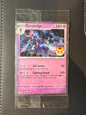Ceruledge 040/091 Pokemon Day 2024 Promo Sealed Near Mint