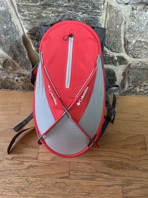 Columbia Titanium Mobex 0/S Backpack Hiking Walking Camping Red Ultralight