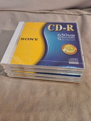 CD-R CD Recordable 650MB/74min Compact Disc CDQ-74CN Sealed/New lot of 5