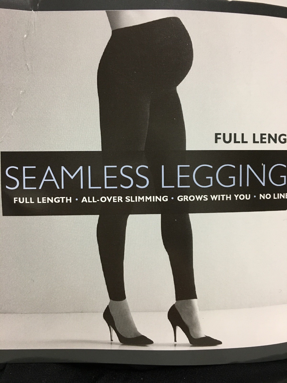 MOTHERHOOD MATERNITY, Seamless Leggings, Black, Medium, Full Length, NWT