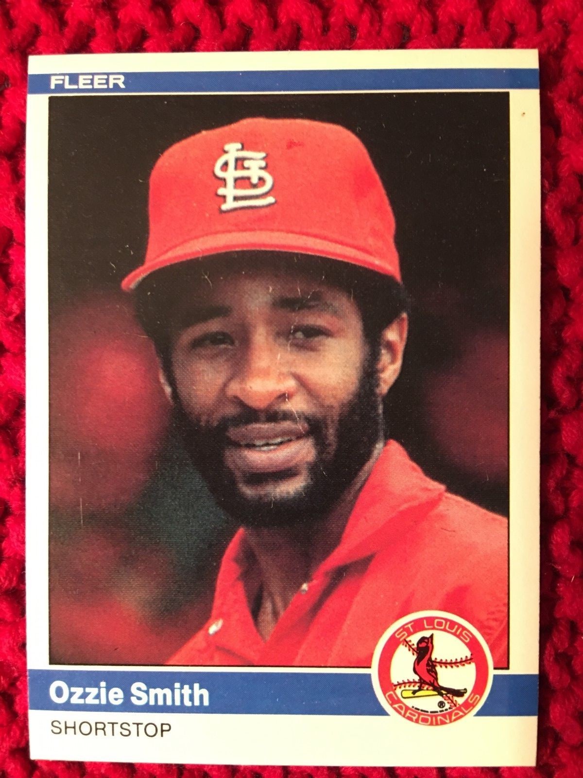 1984 Fleer Baseball Card #336 Ozzie Smith St Louis Cardinals