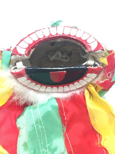Vtg Handmade Chinese Parade Dragon Head Paper Mache Decoration Mardi Gras