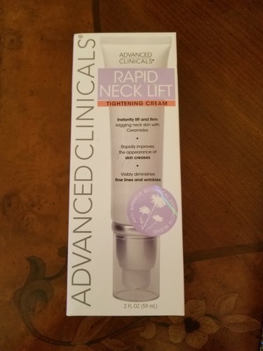 ADVANCED CLINICALS RAPID NECK LIFT TIGHTENING CREAM 2 OZ / 59 ML