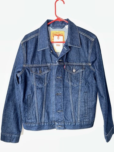 80sLEVI’S 70501 01 euro denim jacket 1st Levi's Truckers Dark Blue Denim Jean Jacket 72334-0134 Men's