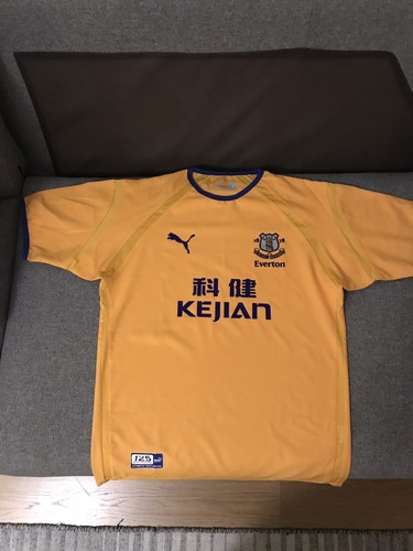 Mens Football Shirt - Everton - Away 2003-2004 - 125th Anniversary - Puma - S