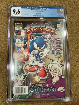 SONIC SUPER SPECIAL #10 SABRINA CGC GRADED 9.6 NM+ ARCHIE COMICS 1999! RARE!