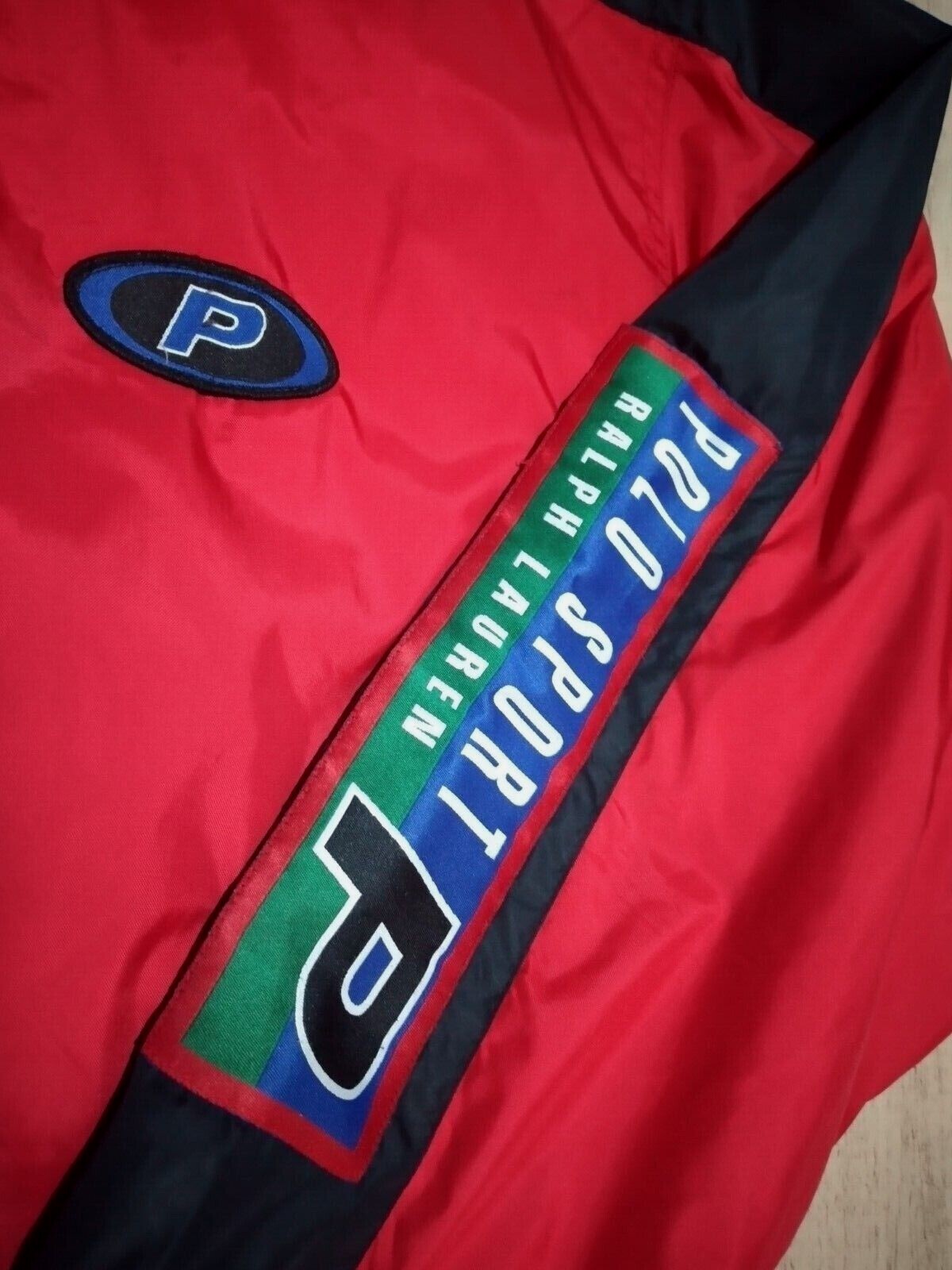 Ralph Lauren Polo Sport Pepsi Jacket レア Polo Ralph Lauren Polo Sport Fleece Jacket Pepsi 1992 Size M