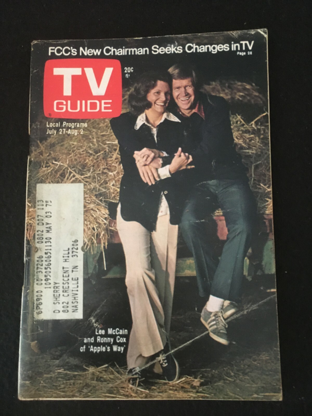 TV GUIDE July 27-Aug. 2, 1974 Nashville Edition | eBay