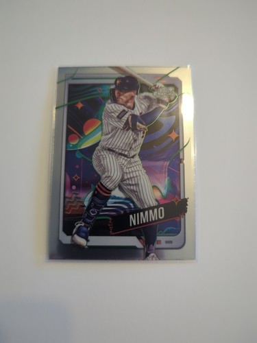 BRANDON NIMMO TOPPS CHROME COSMIC 2024 NY METS BASEBALL CARD NM