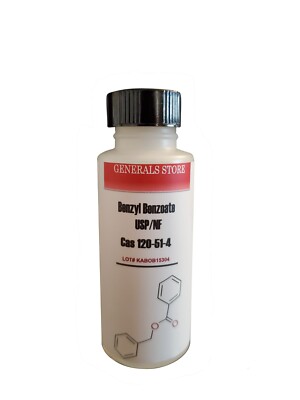 Kalama Benzyl Benzoate USP/NF- Assorted Sizes - Free Shipping