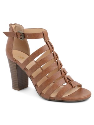 

Женские коричневые туфли-лодочки XOXO с ремешком на щиколотке Bae и круглым носком на каблуке с пряжкой, размер 8 м, Коричневый, XO201572