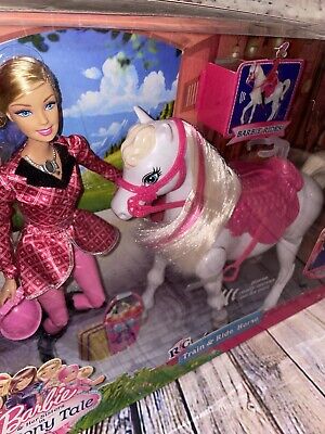 Barbie & Her Sisters in a Pony Tale RC Train and Ride Horse & Doll 2013 RARE HTF