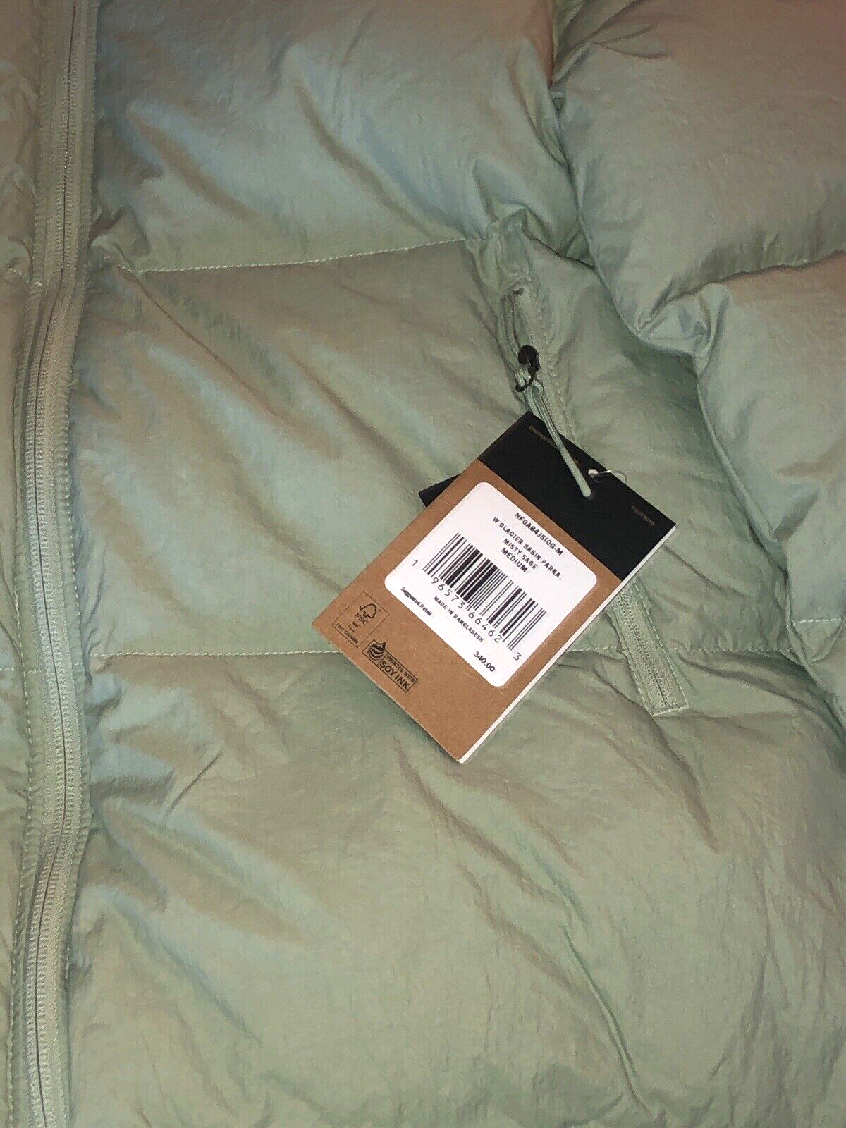 Pre-owned The North Face Nwt"s  Women's Glacier Basin Parka Misty Sage Medium $340