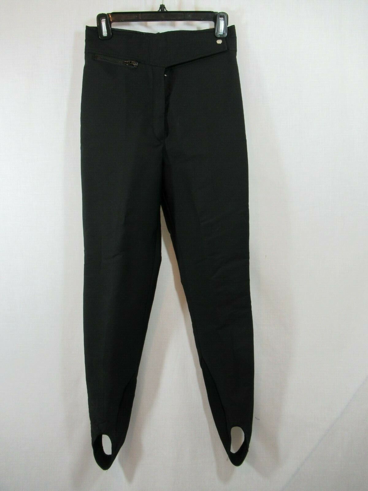 Vintage 80s Profile Snow Ski Stirrup Pants Black Women 26 Vintage 80s Profile Snow Ski Stirrup Pants Black Women 26