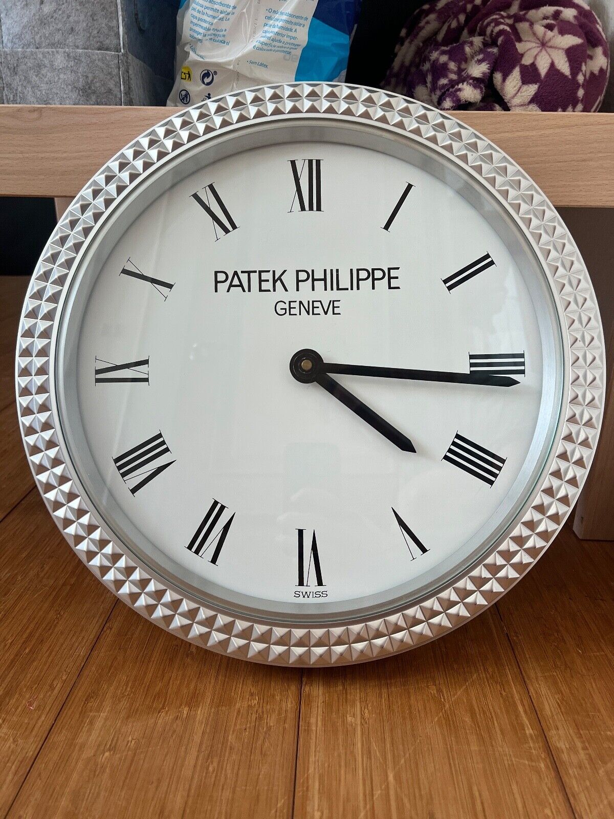 Patek Philippe, Wall Clock, Silver | eBay Patek Philippe, Wall Clock, Silver | eBay