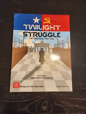 GMT Games Twilight Struggle Deluxe Edition Board Game, NM condition.