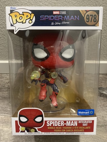 Funko Pop! Marvel Spider-Man Integrated Suit #978 10 Inch