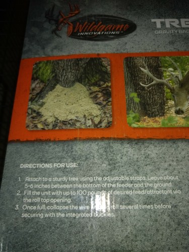 3- Wildgame Innovations Tree Hugger 80Gravity Deer Feeder 80-Lb. Free Sh