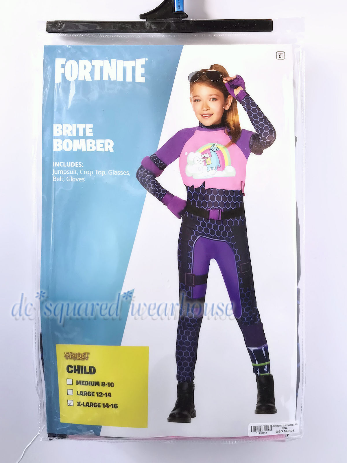 Fortnite Kids X-Large (14-16) Brite Bomber Costume Spirit