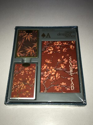 Congress Designer Series Playing Cards - Jumbo Index - Trees 2 decks score pad