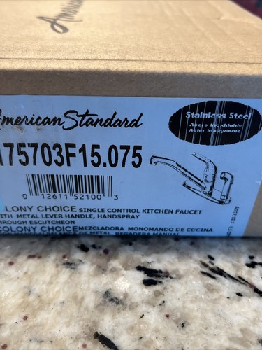 Kitchen Faucet AMERICAN STANDARD 4175703F15.075 COLONY Stainless Steel