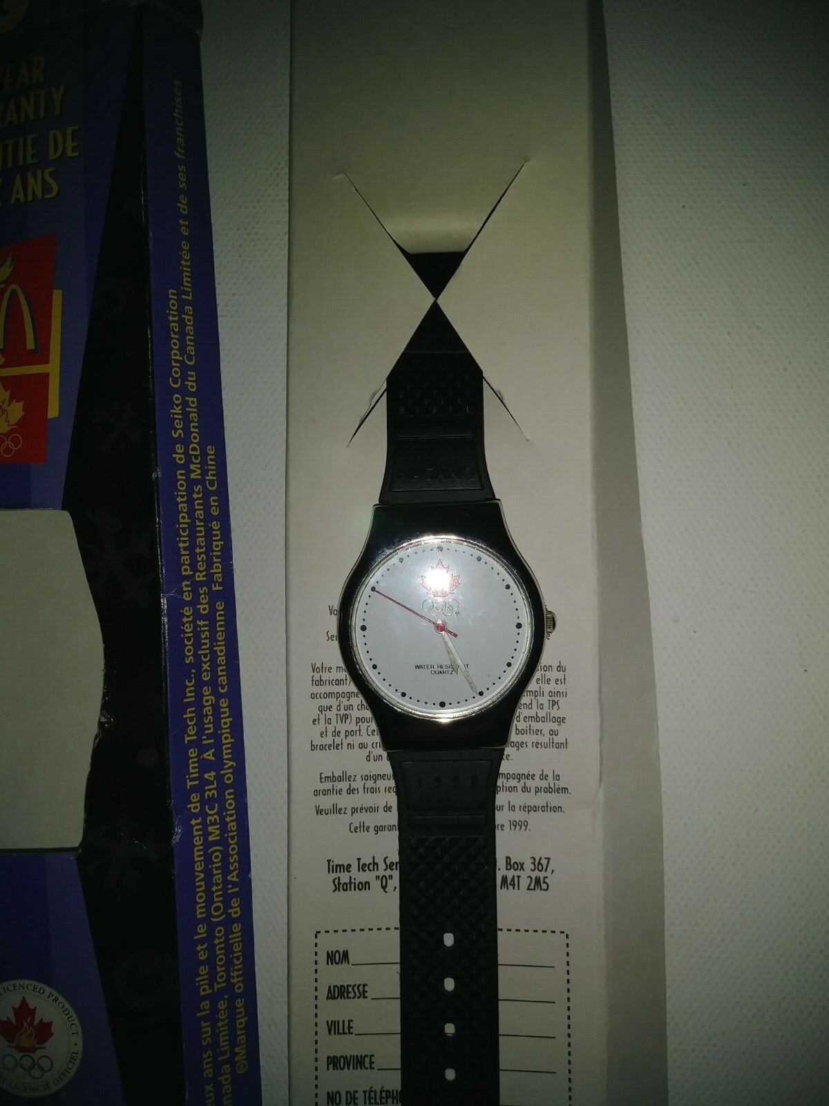 1998 McDonalds Nagano Olympics Official Watch Sealed New