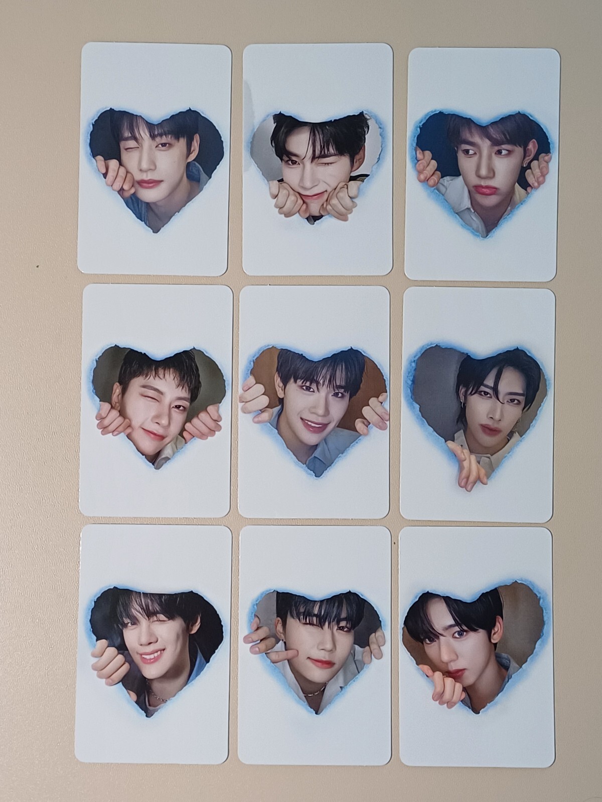 ZEROBASEONE musicart 片手ハート トレカ 全員セット